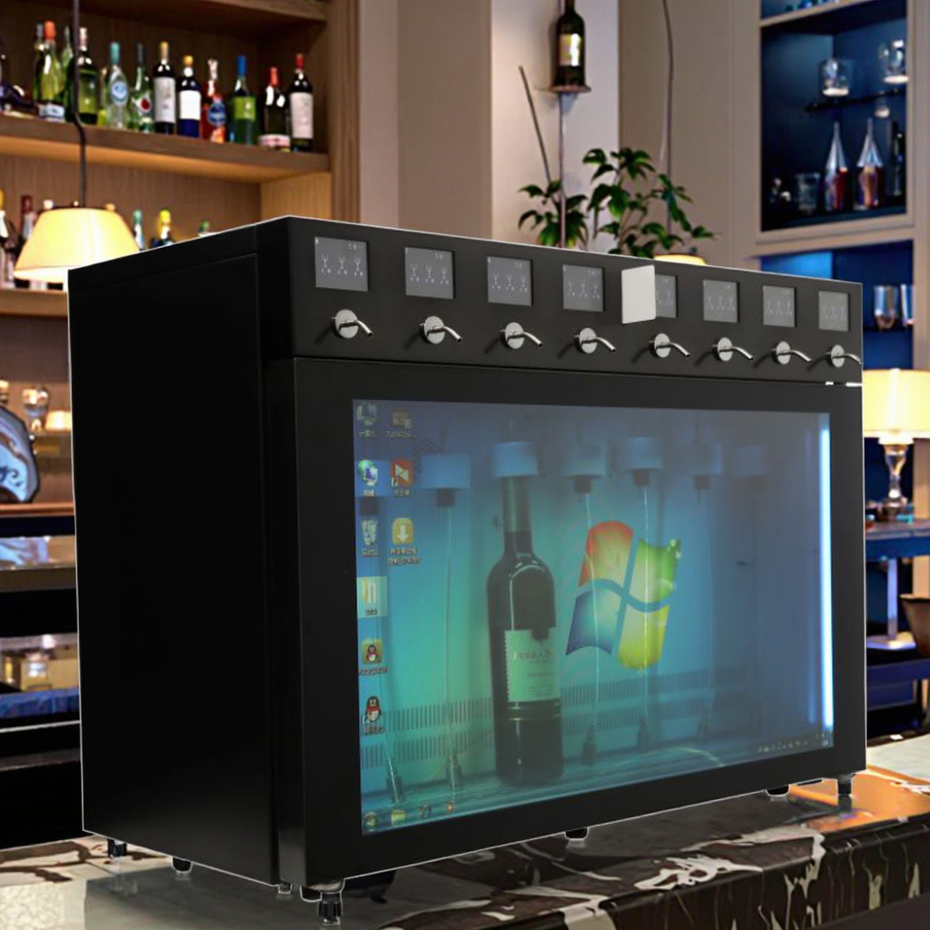 Wine & Beer Shop Photos - 8 Bottles bar Cooler Electric Wine