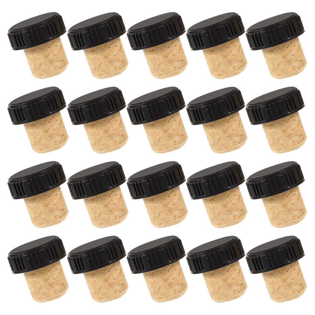 Wine Beer Glass Set - 20Pcs Wine Bottle Corks Bulk Set