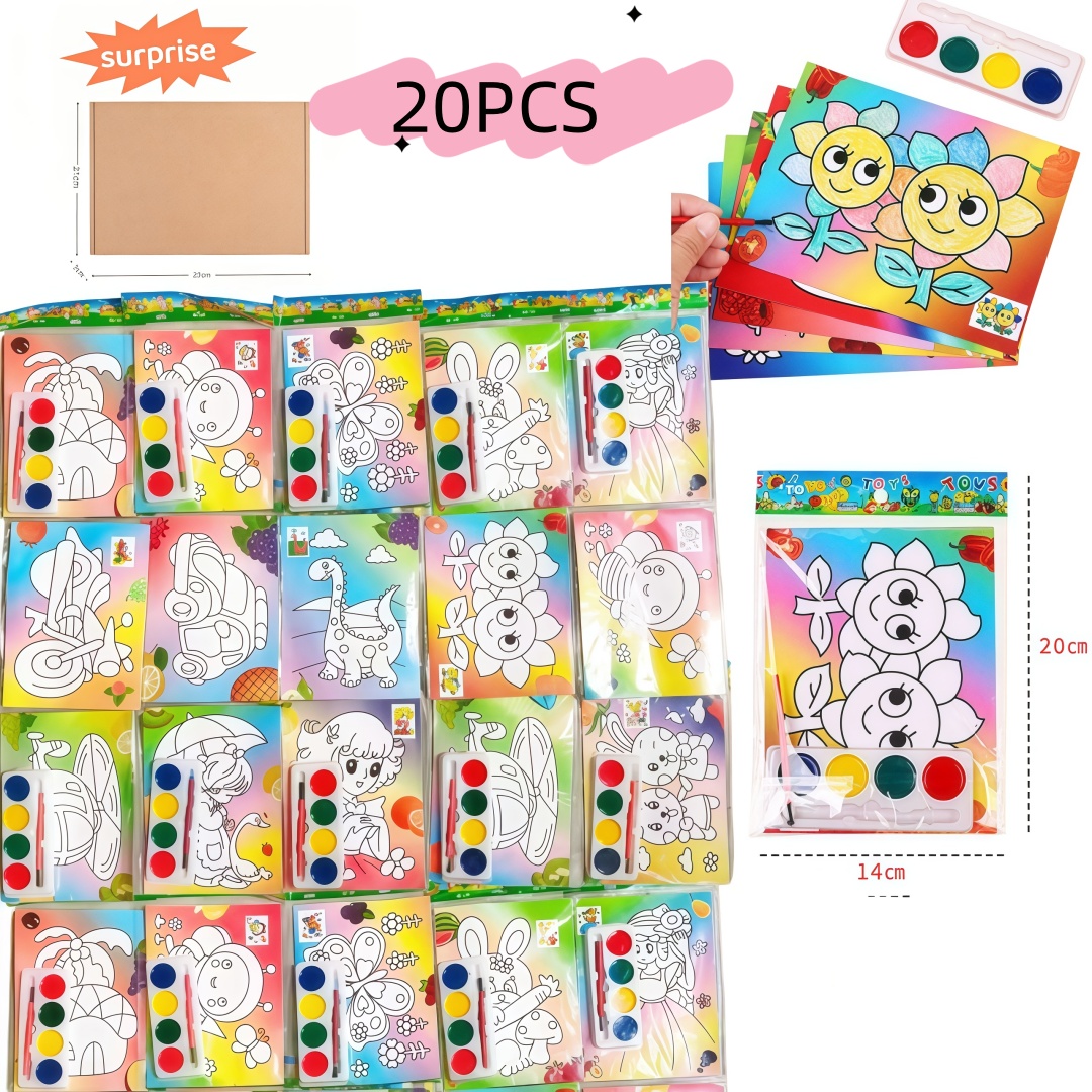 Cocktail Shaker Set - 20 PCS DIY Multi-Style Random Cartoon