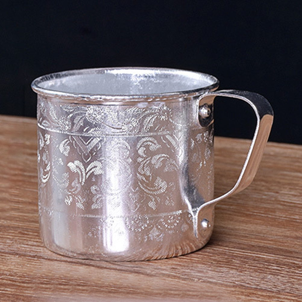 Wine Beer Drink - Retro Tin Cups for Beer Drinking