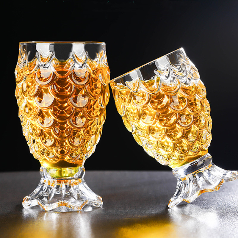 Wine Beer Glass Set - 1 Pcs/Lot Crystal Beer Glass Clear