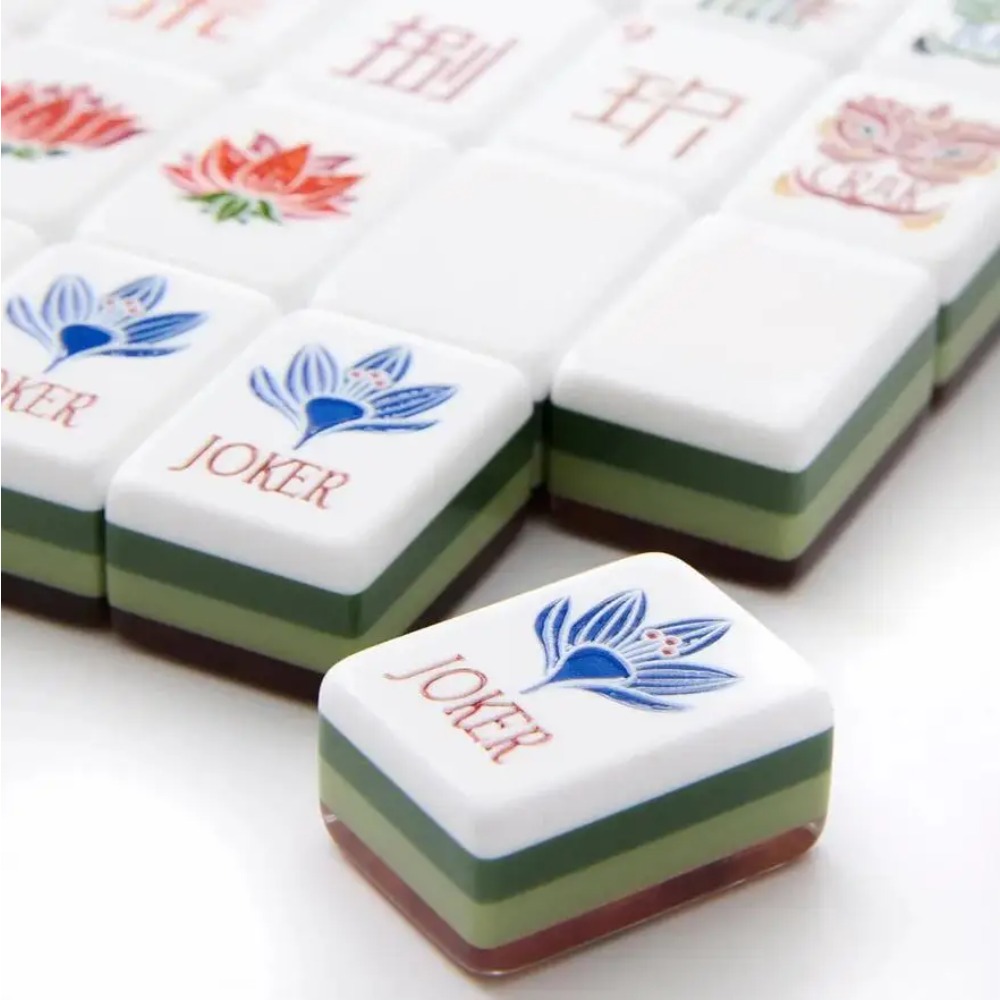 Cocktail Shaker Set - Portable 160Pcs American Mahjong Set, 4-layer