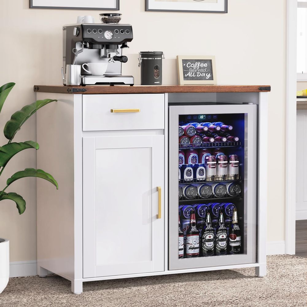 Wine & Beer Shop Photos - Coffee Bar with Mini Fridge Space,