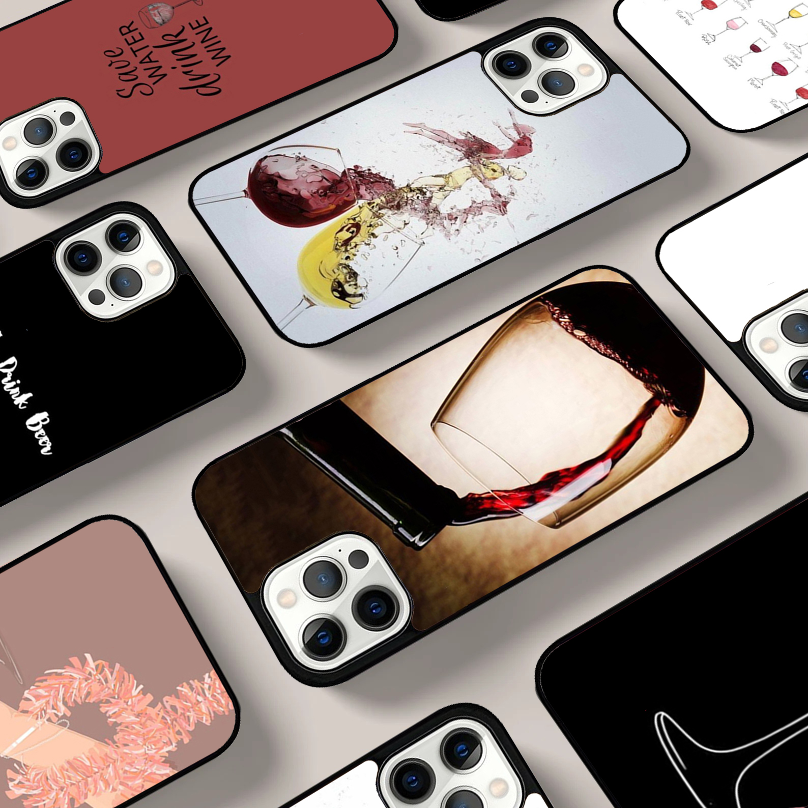 Drink Beer Red Wine Phone Case – Beer And Wine Quote Bewertung und Preis