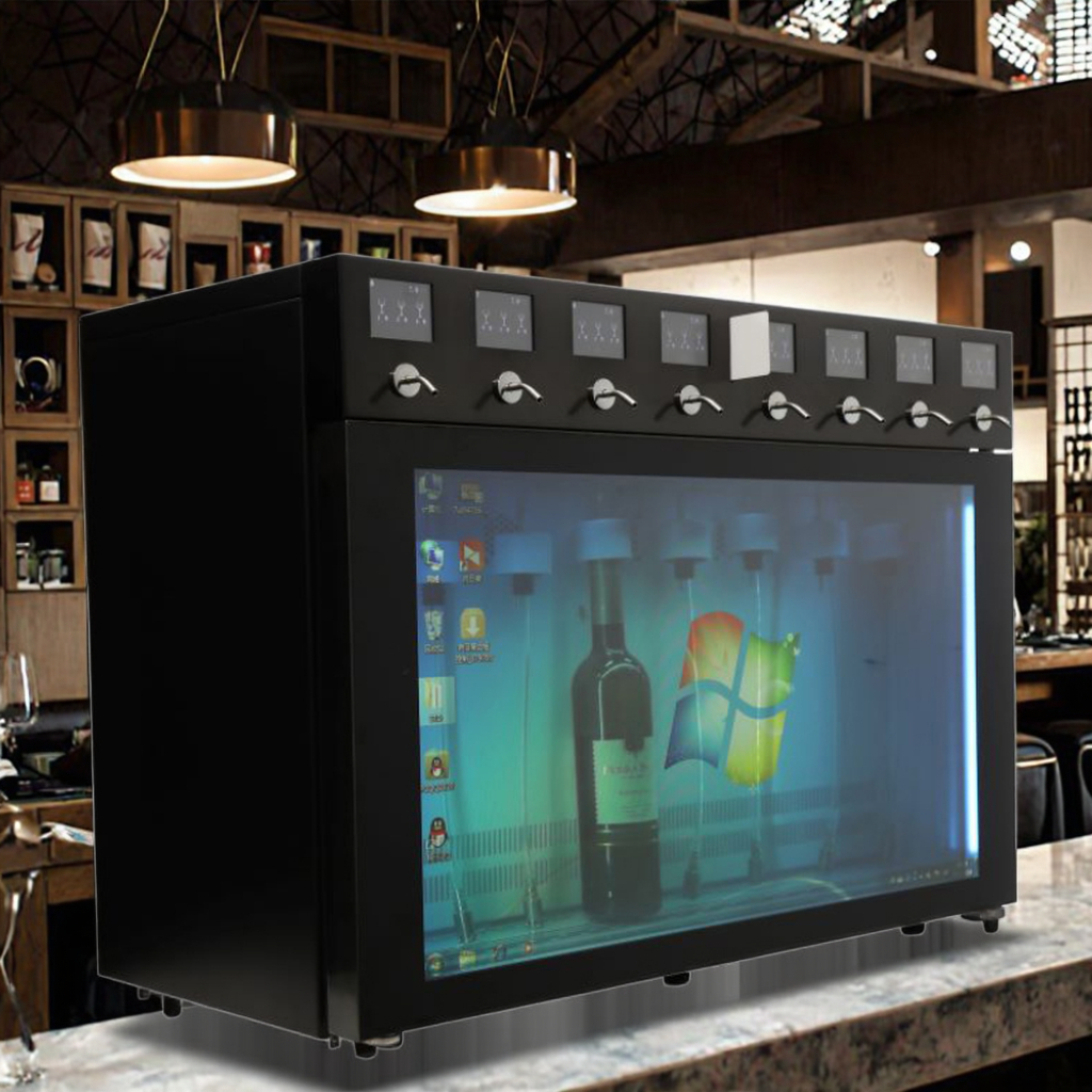8 Bottles bar Cooler Electric  – Wine & Beer Shop Photos Bewertung und Preis