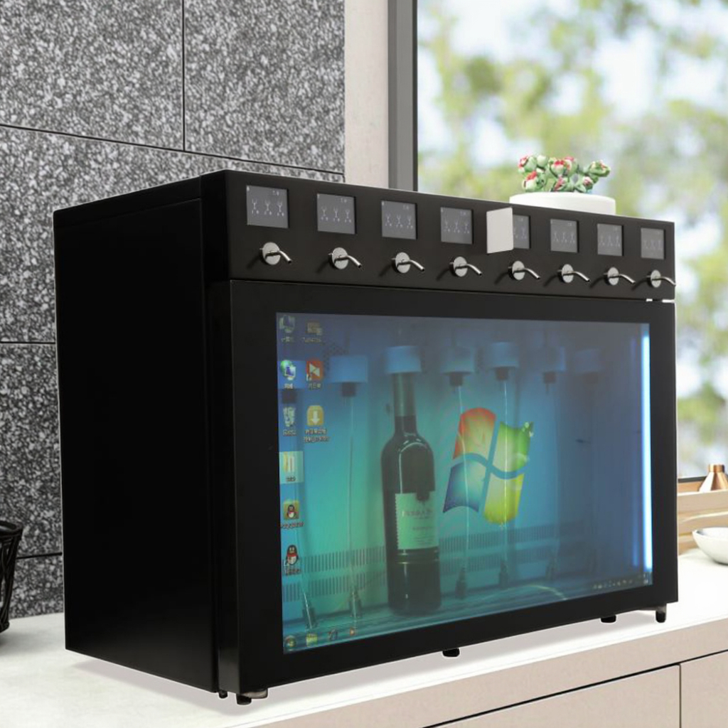8 Bottles bar Cooler Electric  – Wine & Beer Shop Photos Bewertung und Preis