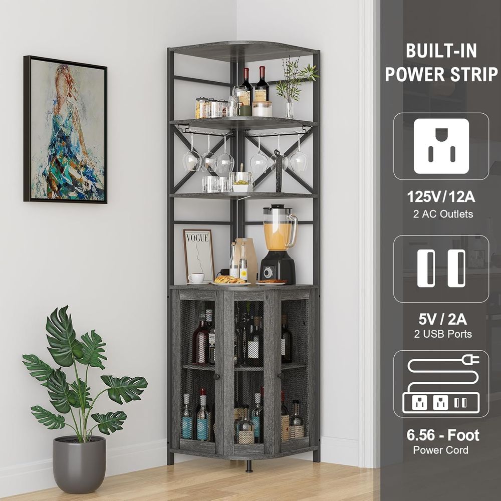6-Tier Wine Bar Cabinet with L – Wine & Beer Shop Photos Bewertung und Preis