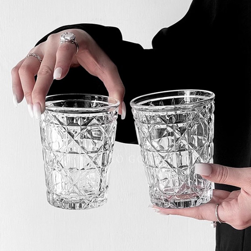 2pcs 310ml Vintage Diamond Pat – Wine Beer Drink Bewertung und Preis