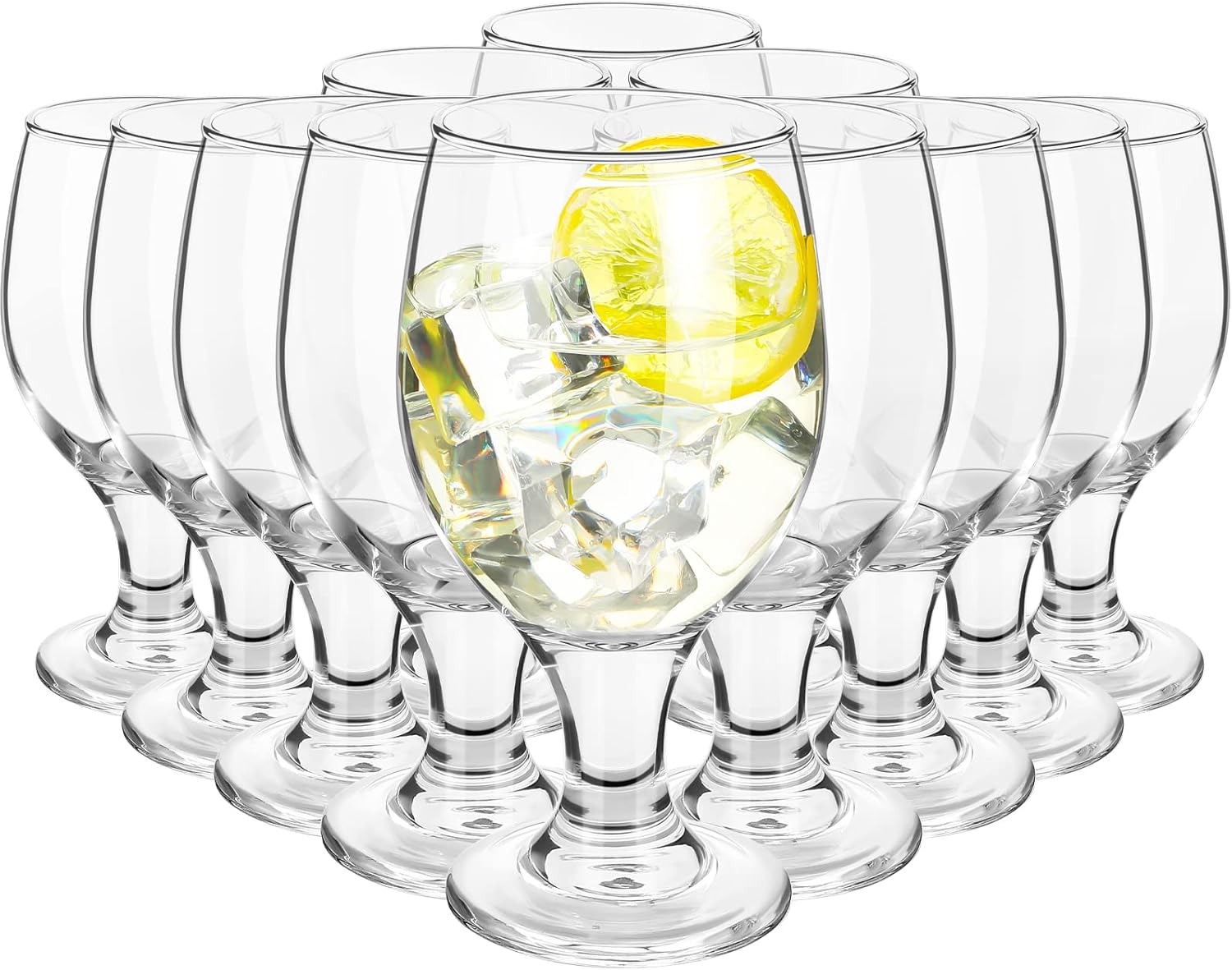 12 Crystal Stemmed Water Glass – Wine Beer Images Bewertung und Preis