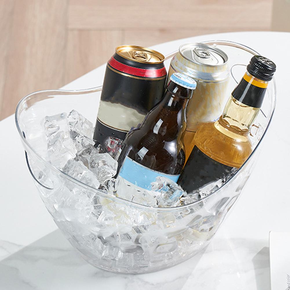 PET Plastic Ice Bucket Clear B – Wine Beer Champagne Bewertung und Preis