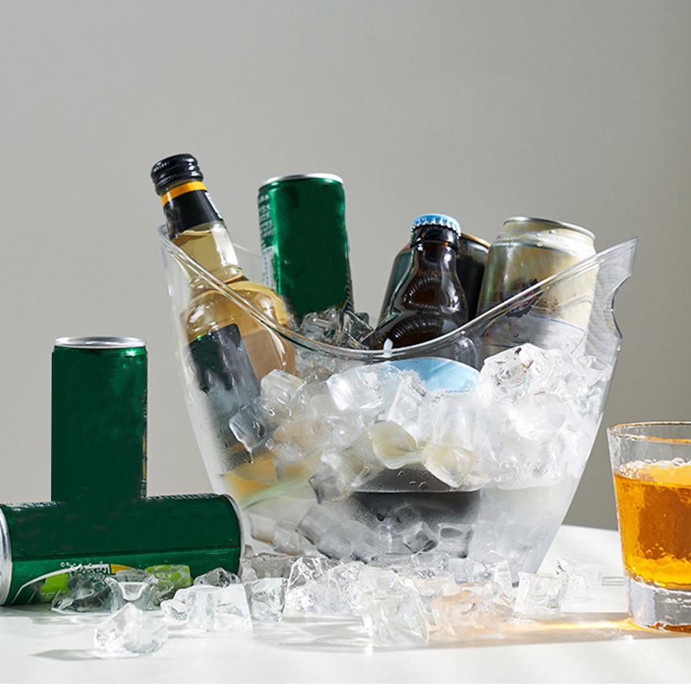 PET Plastic Ice Bucket Clear B – Wine Beer Champagne Bewertung und Preis