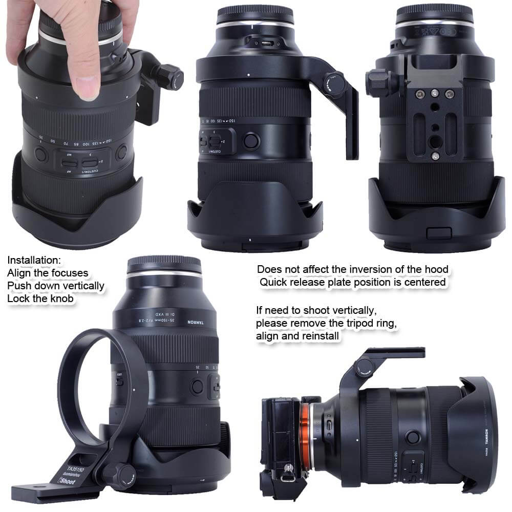 iShoot Lens Collar for Tamron  – Wine Xd Bewertung und Preis