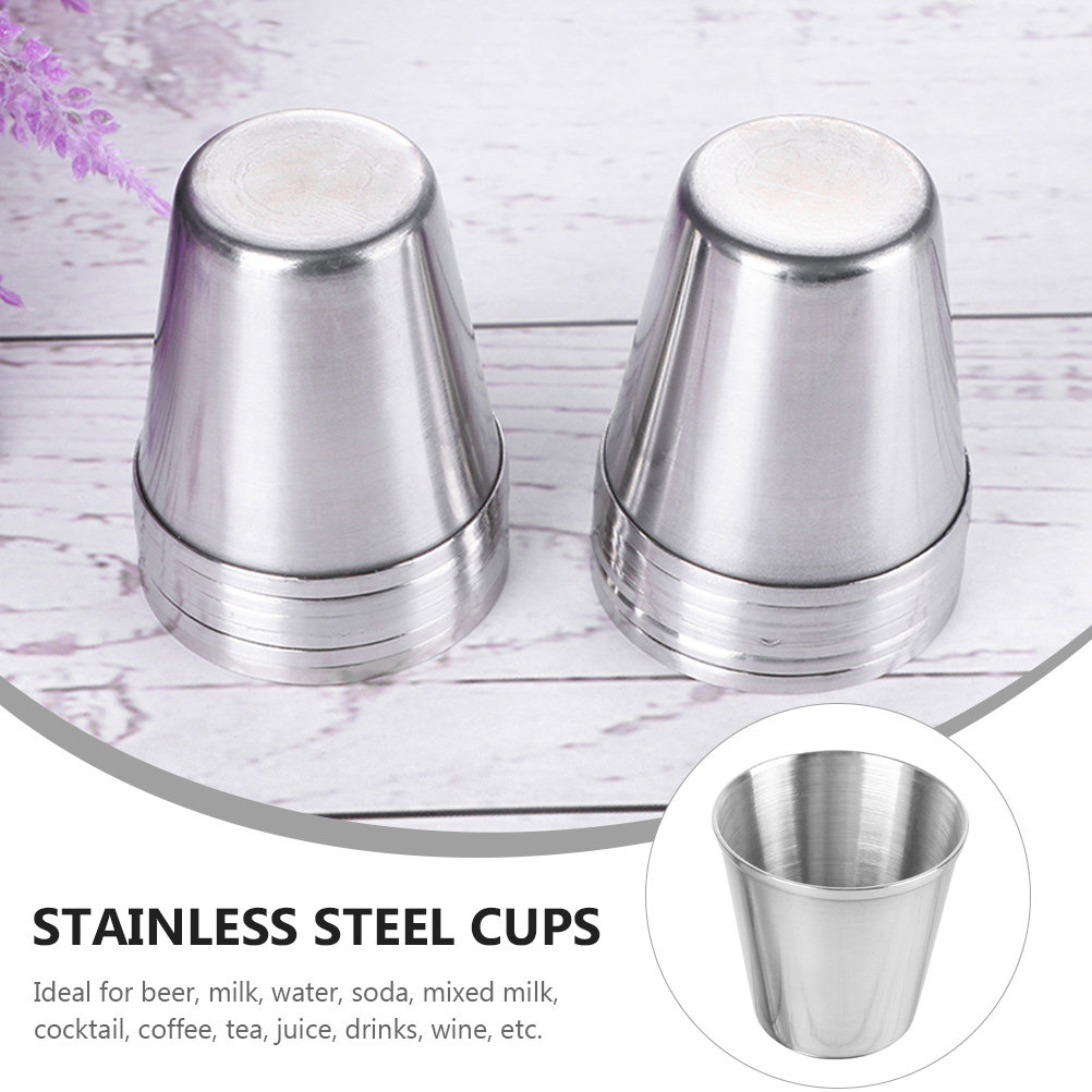 6pcs Stainless Steel Cups Barw – Wine Beer Drink Bewertung und Preis