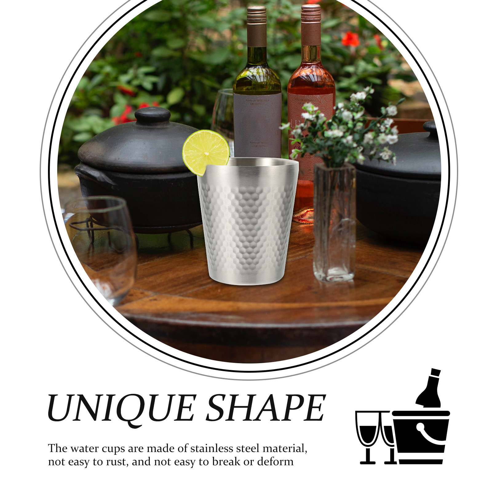 304 Stainless Steel Cups Reusa – Wine Beer Drink Bewertung und Preis