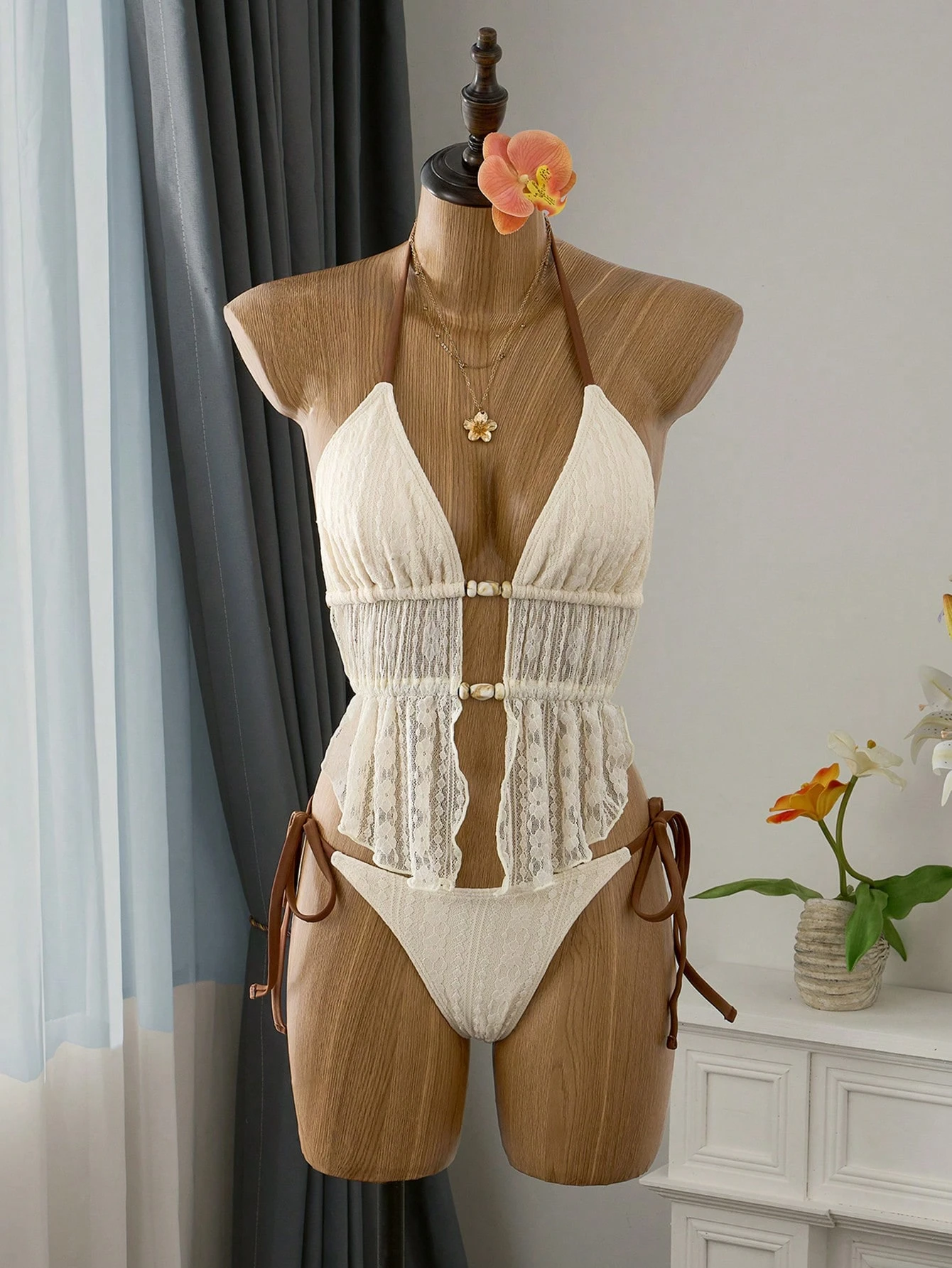 Cream Lace Halter Neck Tankini – Cocktail Shaker Set Bewertung und Preis