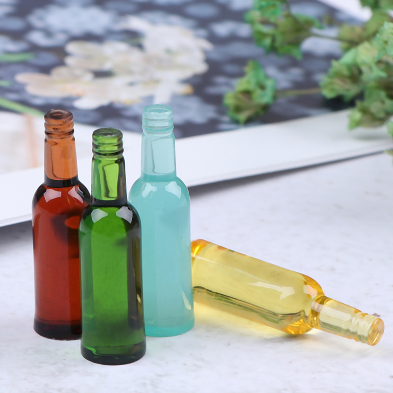 6pcs 1:12 Dollhouse Miniature  – Wine Beer Bottle Bewertung und Preis