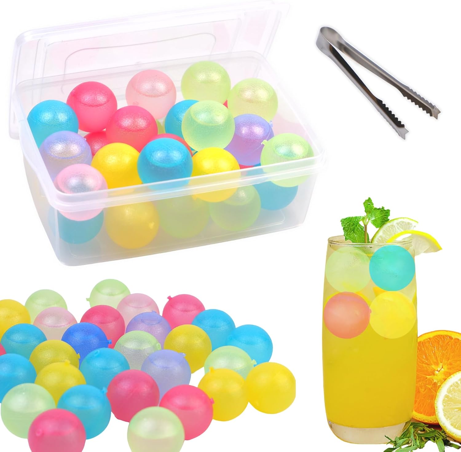 24 Pack Reusable Ice Cubes wit – Wine Beer Images Bewertung und Preis