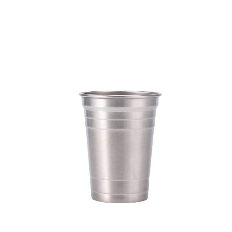 Stainless Steel Metal Cup Beer – Wine Beer Glass Set Bewertung und Preis