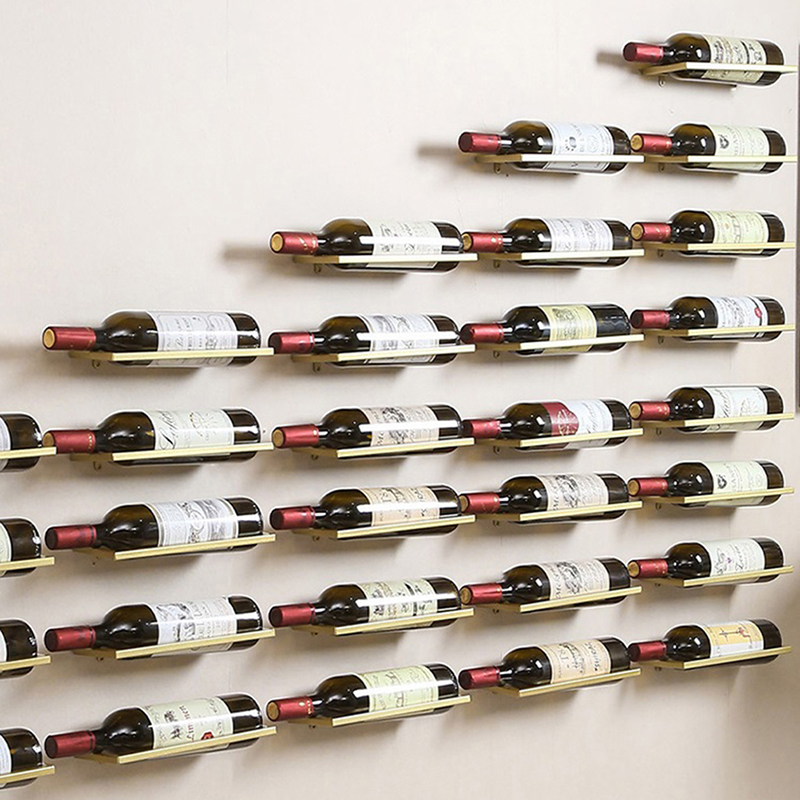 1PC Wall-Mounted Bar Wine Rack – Wine Beer Champagne Bewertung und Preis