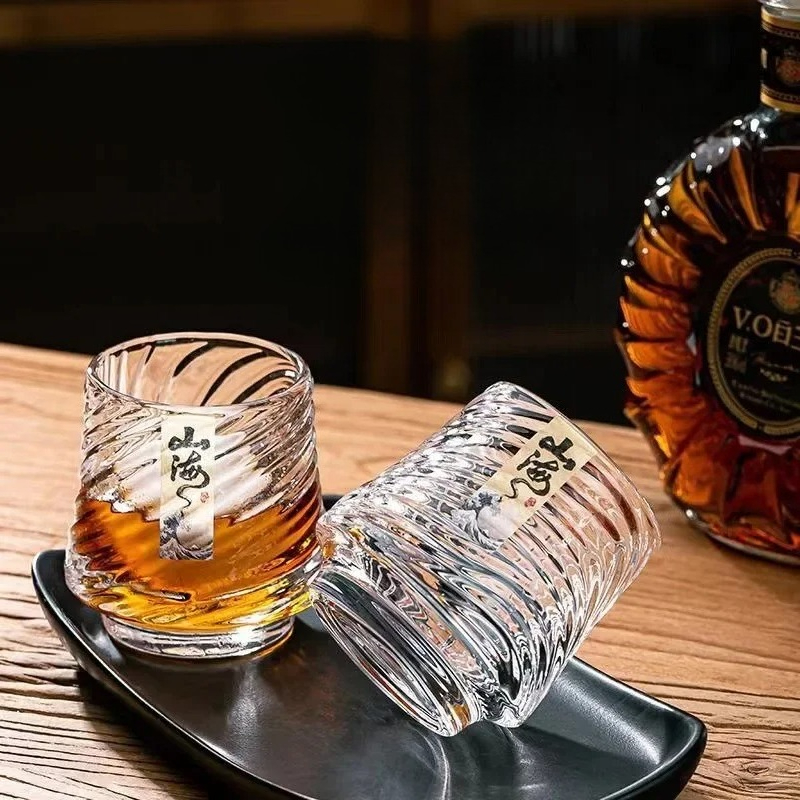 Glass Whiskey Cup Set Shanhai  – Wine Beer Glass Set Bewertung und Preis