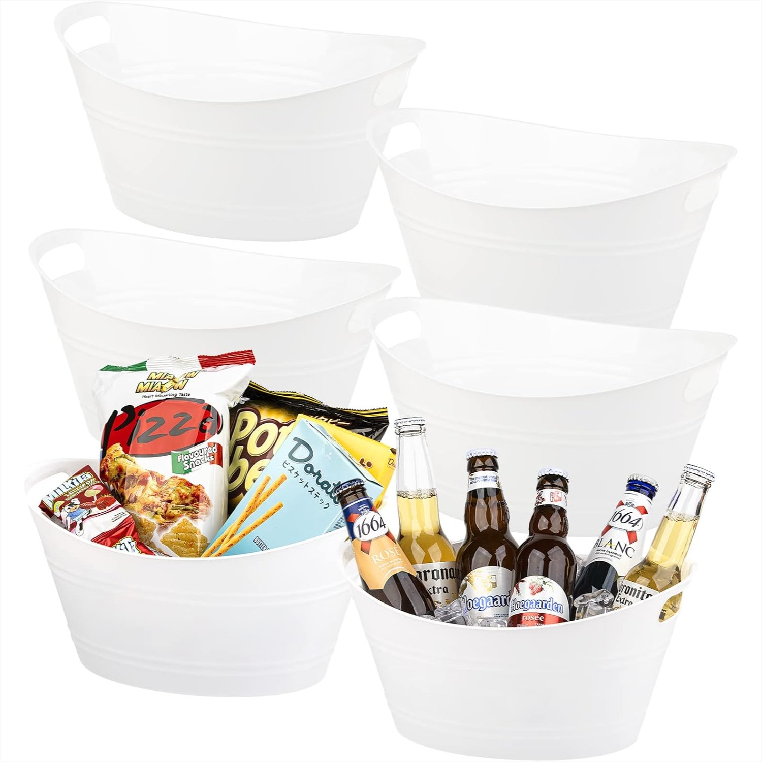 6 Pack Plastic Oval Storage Tu – Wine Beer Images Bewertung und Preis