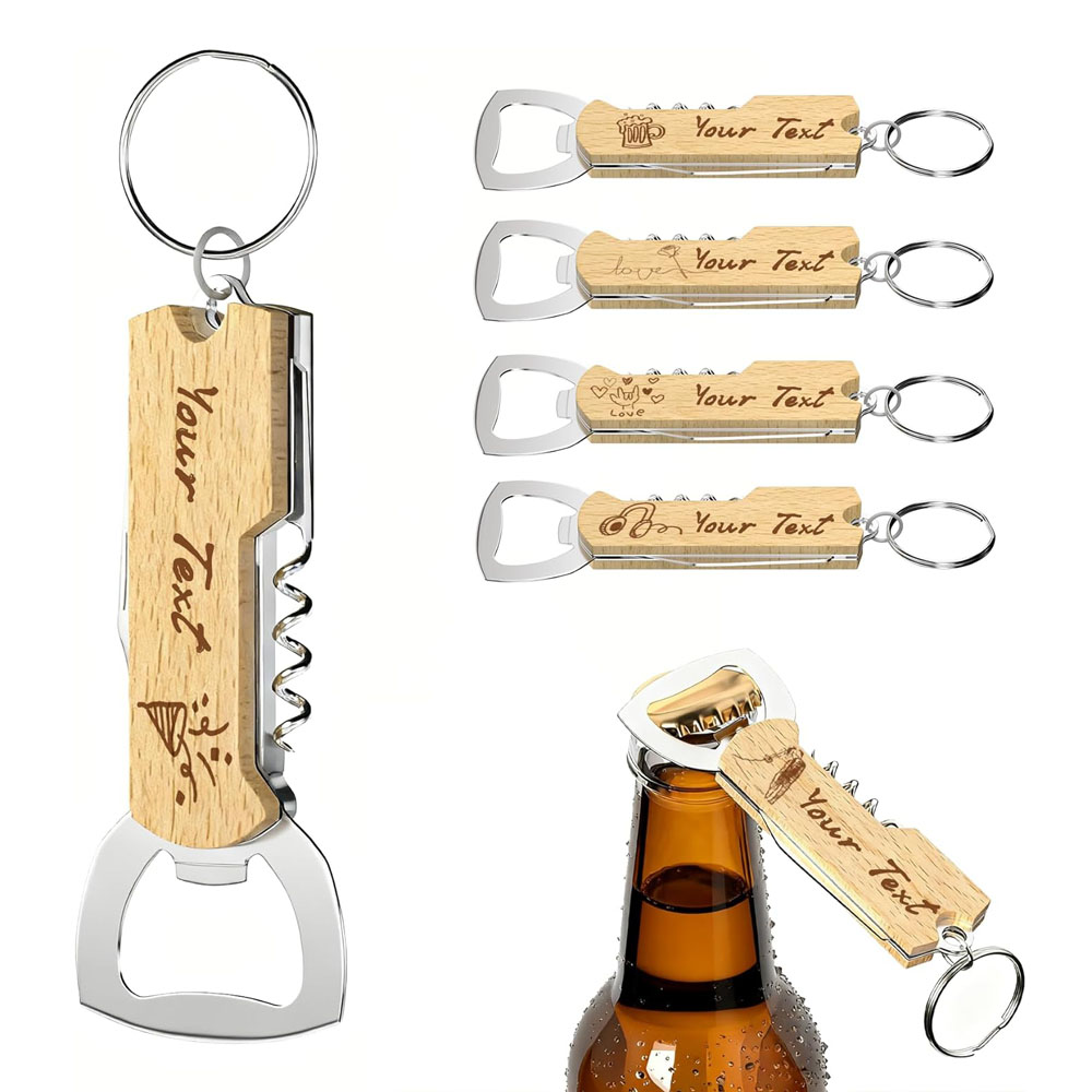 Custom Engraved Logo Bottle Op – Wine Beer Bottle Bewertung und Preis