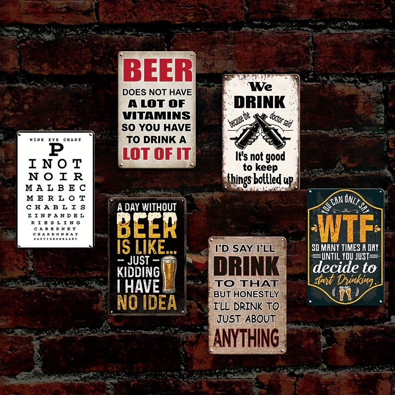 Funny Beer Wine Quote Vintage  – Beer And Wine Quote Bewertung und Preis
