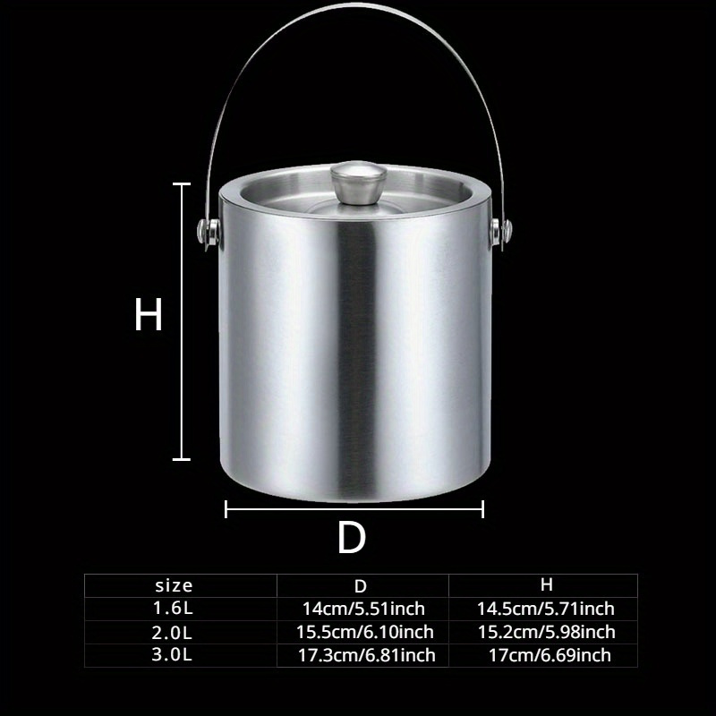 1.6L/2L/3L Stainless Steel Ins – Wine Beer Champagne Bewertung und Preis
