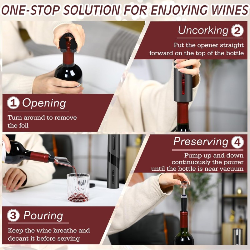 Rechargeable Multifunction Ele – Wine Beer Bottle Bewertung und Preis