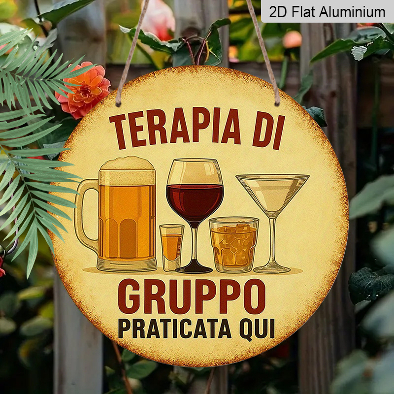 2D Flat, 1pc 7.87inchs Round A – Beer And Wine Quote Bewertung und Preis