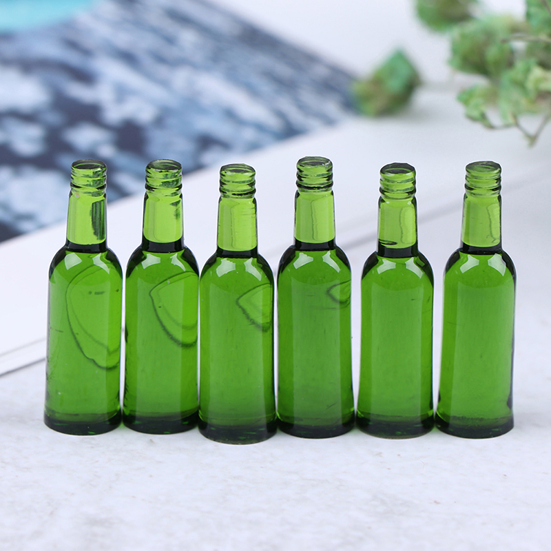 6pcs 1:12 Dollhouse Miniature  – Wine Beer Bottle Bewertung und Preis