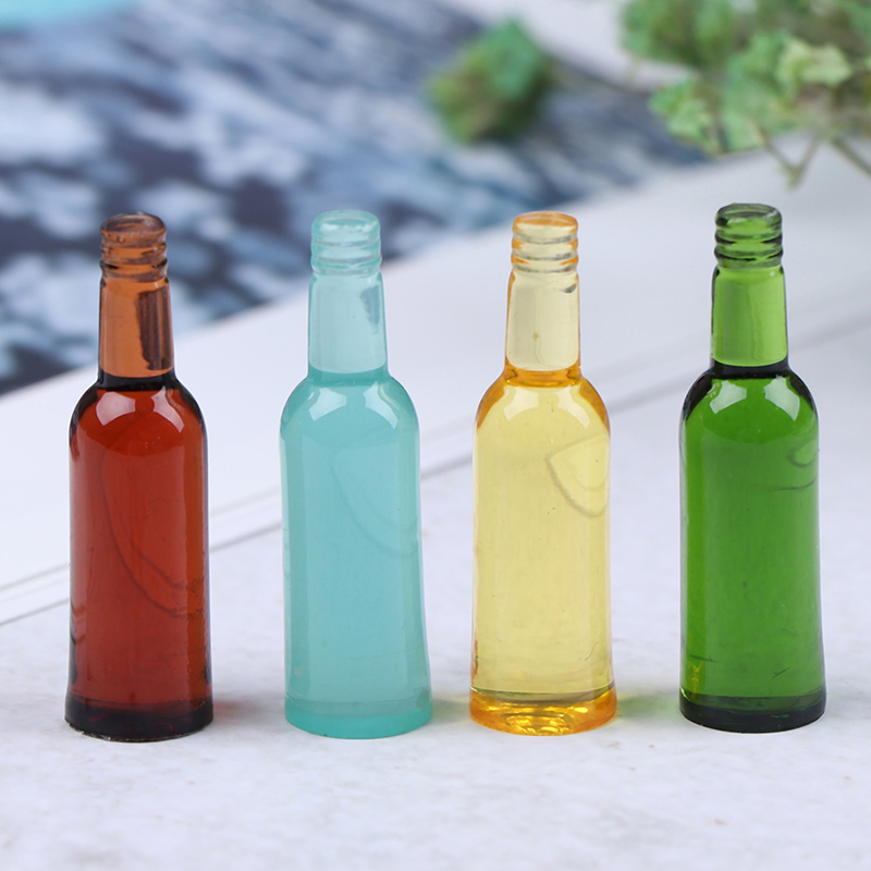 6pcs 1:12 Dollhouse Miniature  – Wine Beer Bottle Bewertung und Preis