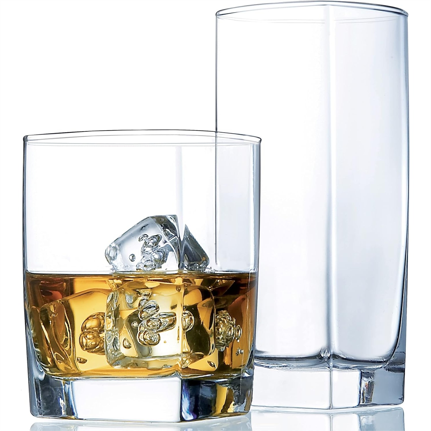 16-Piece Drinking Glasses Set  – Wine Beer Images Bewertung und Preis