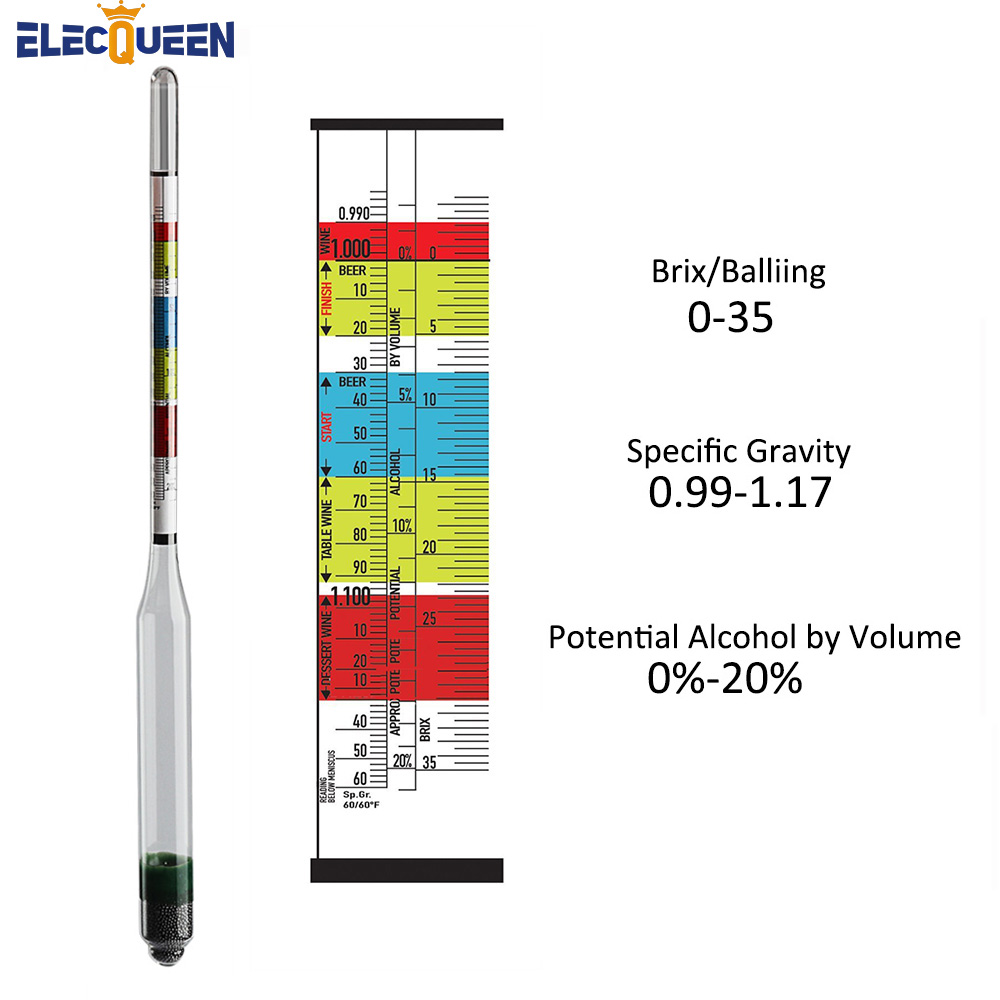 3 Scale Hydrometer For Wine Be – Wine Beer And Cider Bewertung und Preis