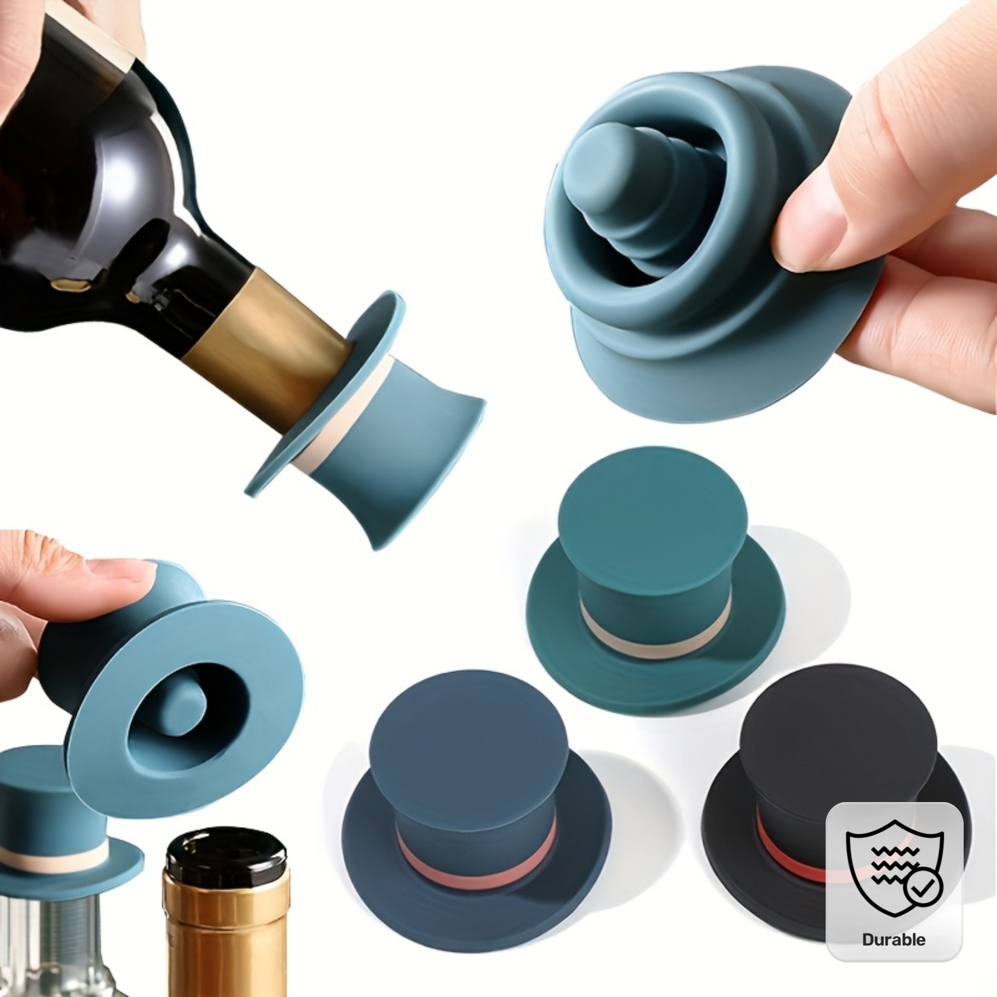 Silicone Wine Stoppers 2PCS, L – Wine Beer Champagne Bewertung und Preis