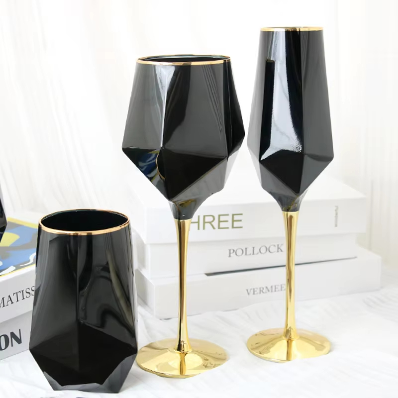 Pure Black Crystal Golden Edge – Wine Beer Champagne Bewertung und Preis