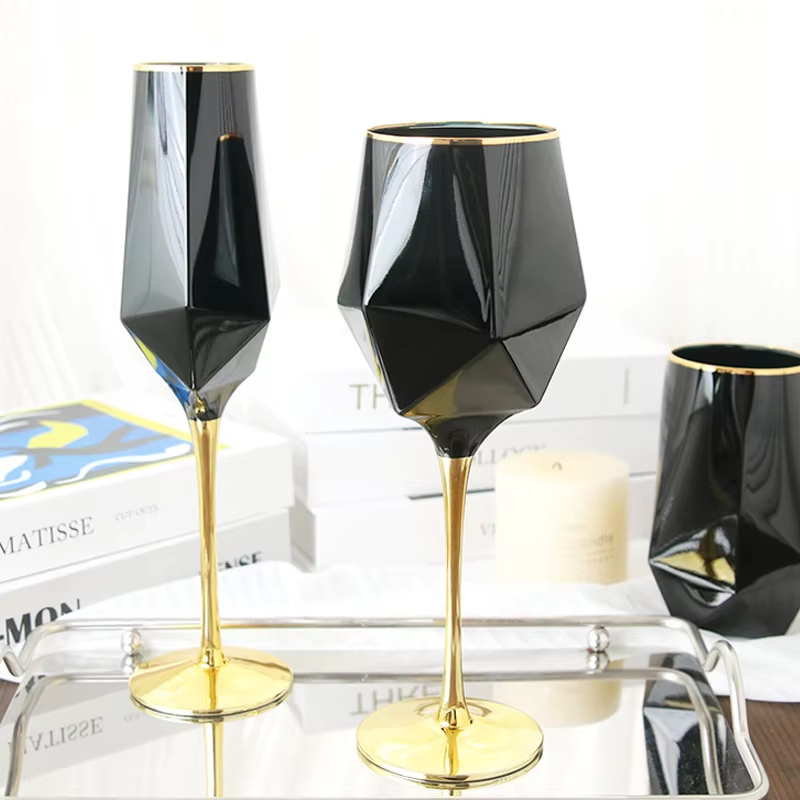 Pure Black Crystal Golden Edge – Wine Beer Champagne Bewertung und Preis