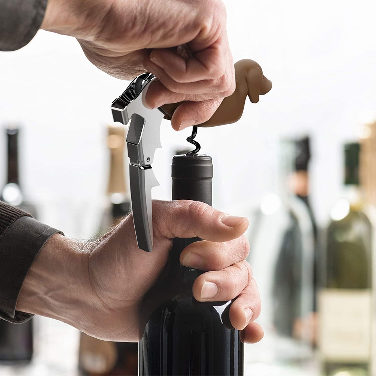 Dog Wine Bottle Opener Corkscr – Wine Beer Bottle Bewertung und Preis
