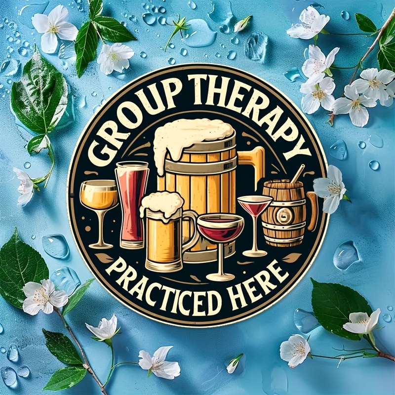 Vintage Group Therapy Practice – Beer And Wine Quote Bewertung und Preis