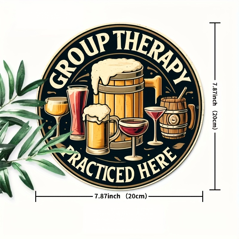 Vintage Group Therapy Practice – Beer And Wine Quote Bewertung und Preis
