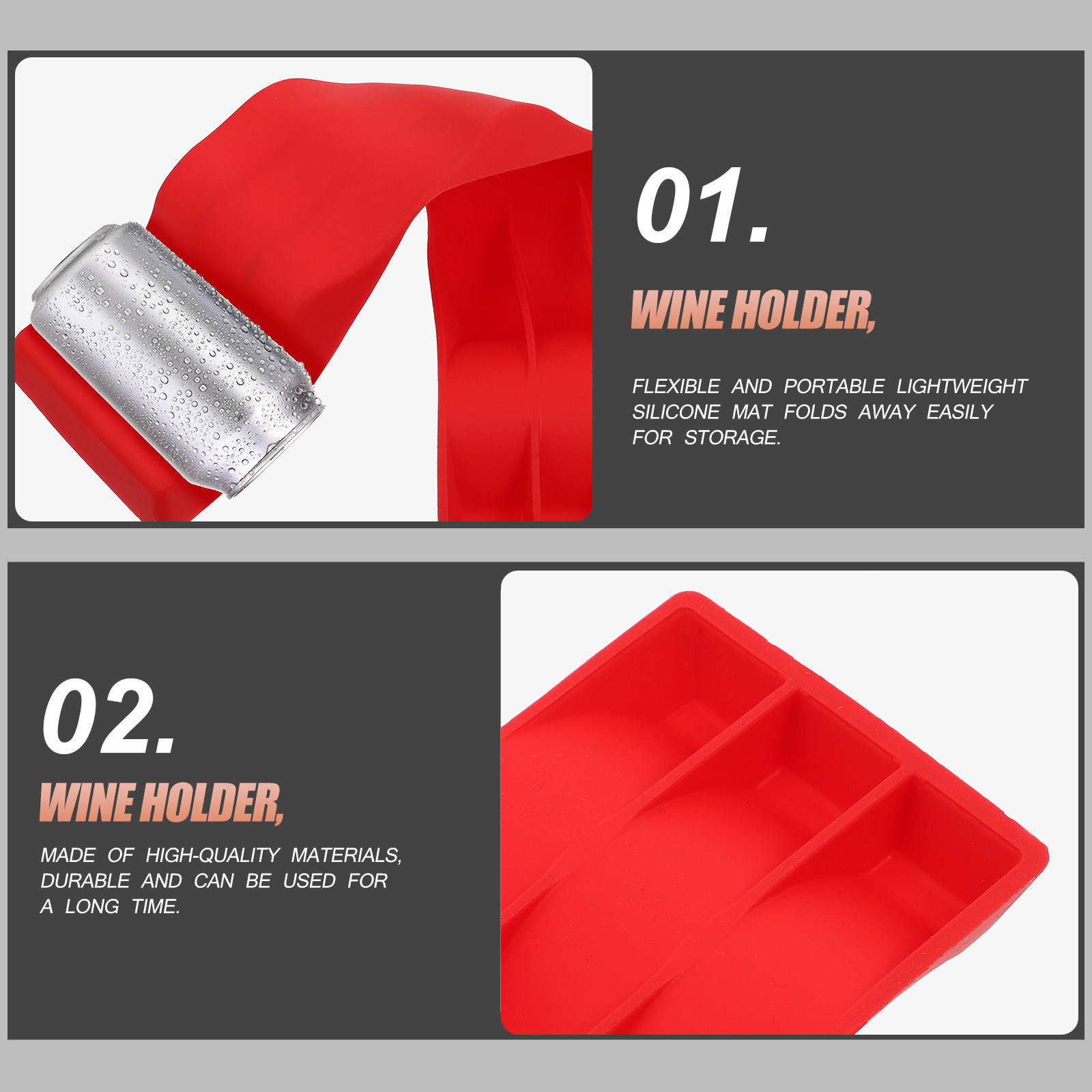 1Pcs Silicone Wine Bottle Stac – Wine Beer Market Bewertung und Preis