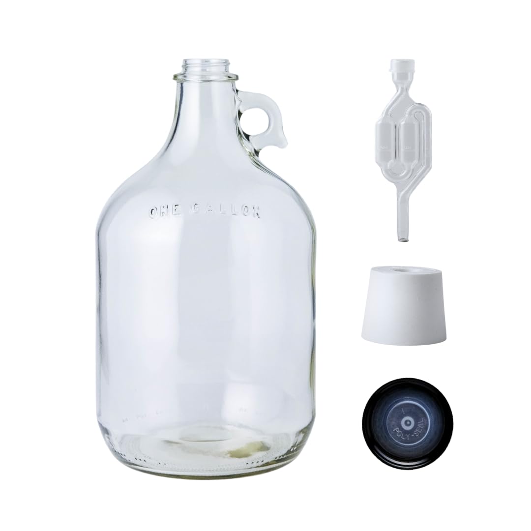 1 Gallon Glass Jug with Airloc – Wine Beer And Cider Bewertung und Preis