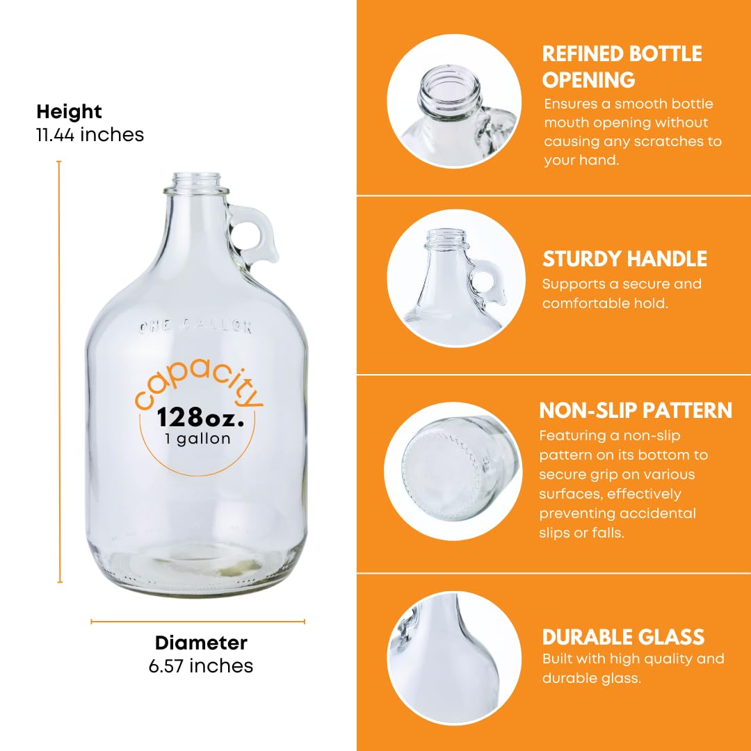 1 Gallon Glass Jug with Airloc – Wine Beer And Cider Bewertung und Preis