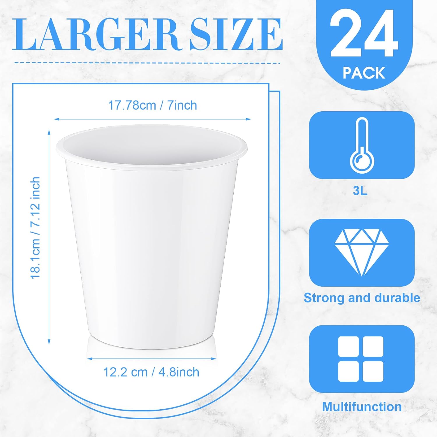 24 Plastic Ice Buckets for Par – Wine Beer Images Bewertung und Preis