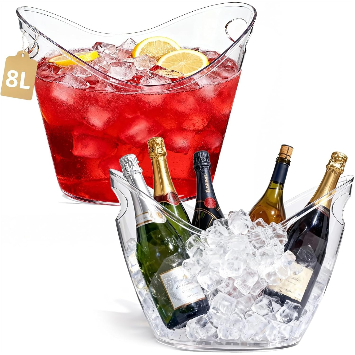 8L Clear Acrylic Ice Bucket fo – Wine Beer Images Bewertung und Preis