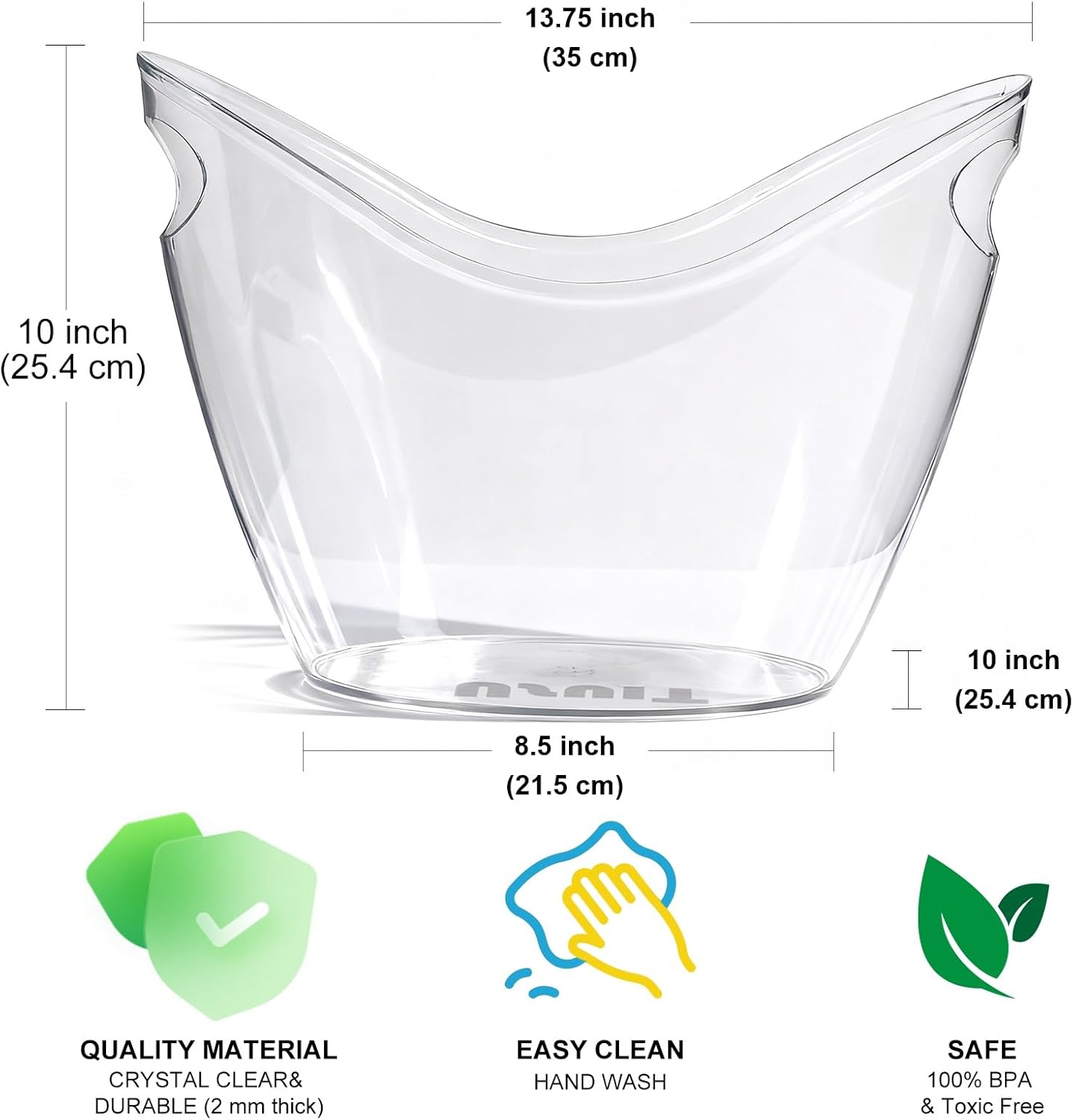 8L Clear Acrylic Ice Bucket fo – Wine Beer Images Bewertung und Preis