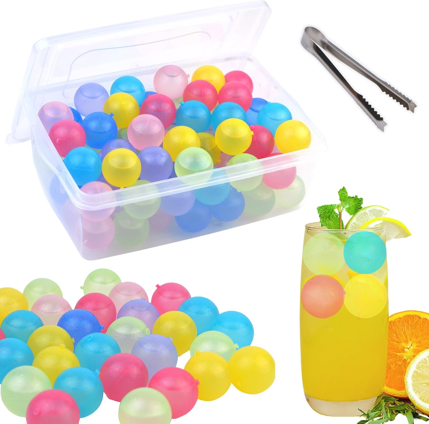 60 Pack Reusable Ice Cubes Rou – Wine Beer Images Bewertung und Preis