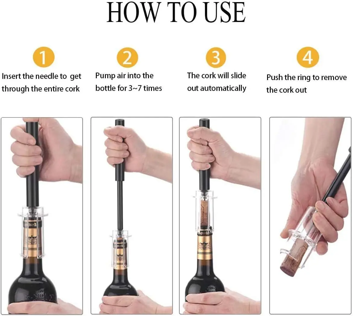 Air Pump Wine Bottle Opener Ai – Wine Beer Bottle Bewertung und Preis